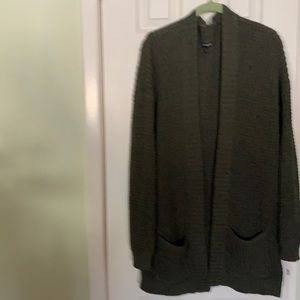 Like New Express Olive Green Size Large Cardigan